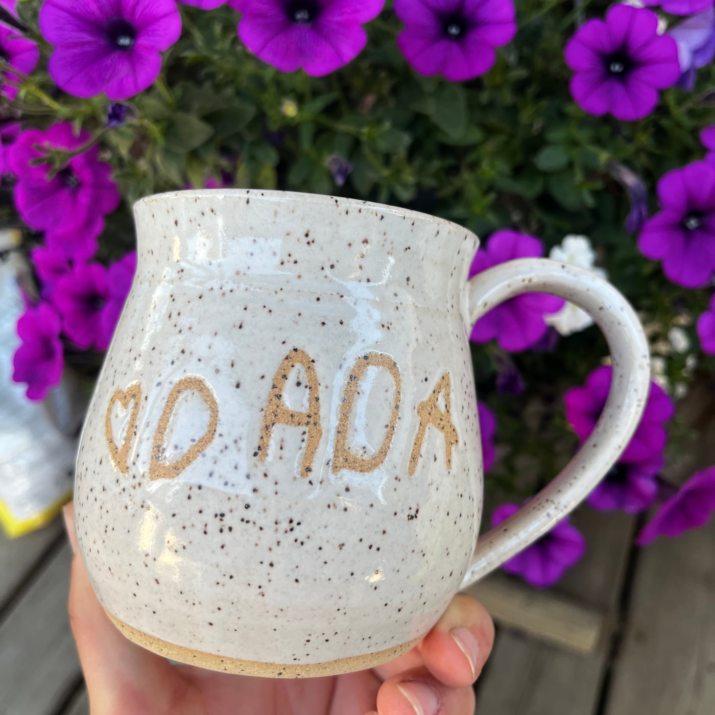 A piece carrying handwriting from the family